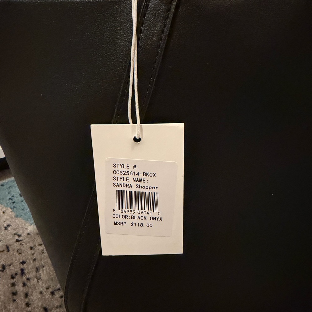 New with tags Cavalli Class Black Tote with Gold Accents - Picture 3 of 6